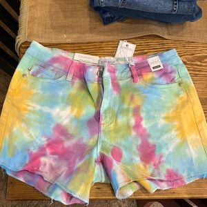 Judy Blue Tie Dye Shorts Size Large